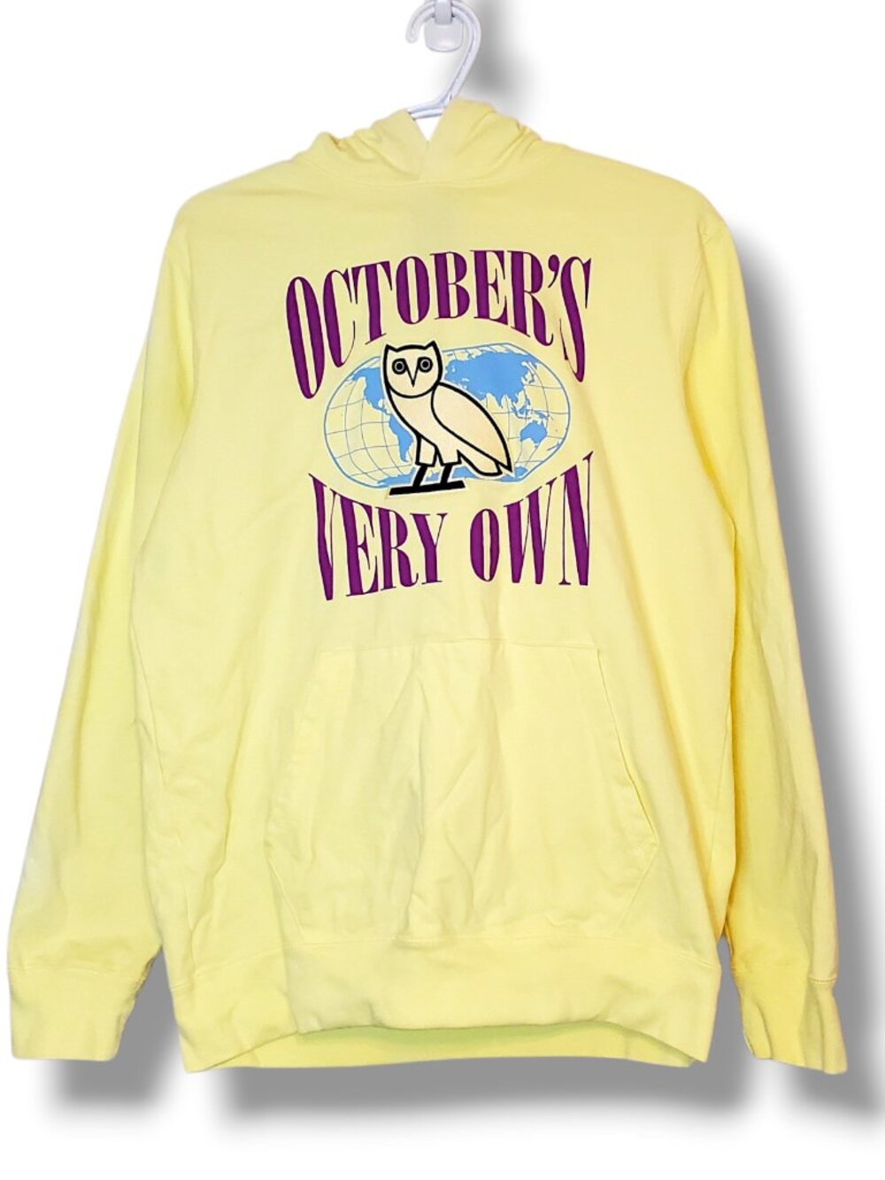 October's Very Own OVO Hoodie Sweater Yellow Size M